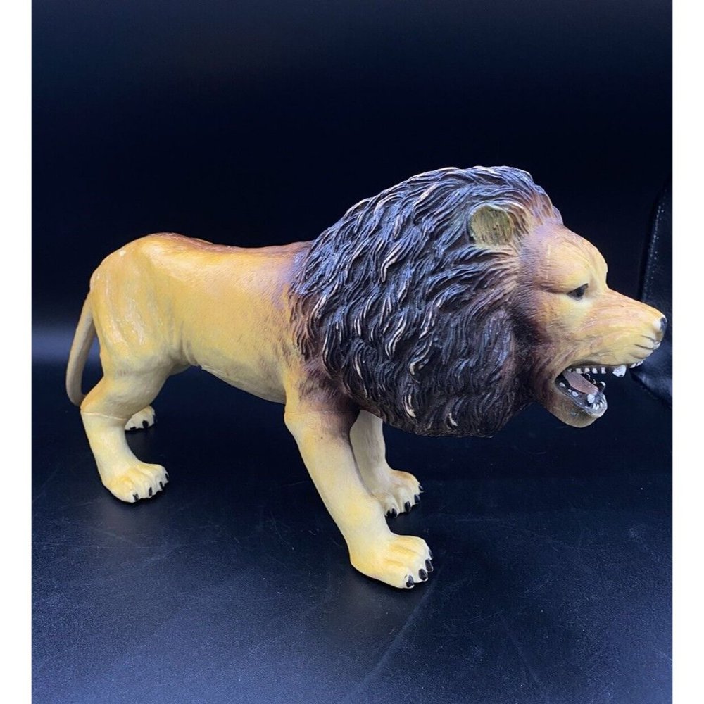 2004 Toy Lion Figure Toy Major Trading Co 17” Long Polyester Fiber Filling - Picture 14 of 16